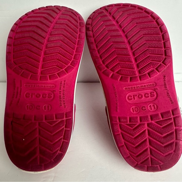Crocs Crocband Clogs Kid's Size 11 Shoes Raspberry Waterproof Summer Outdoor - Picture 7 of 8